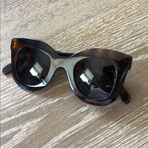 Celine tortoise sunglasses special fit